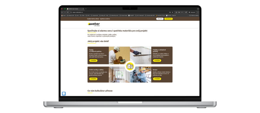 Kalkulačka ceny zateplení Weber